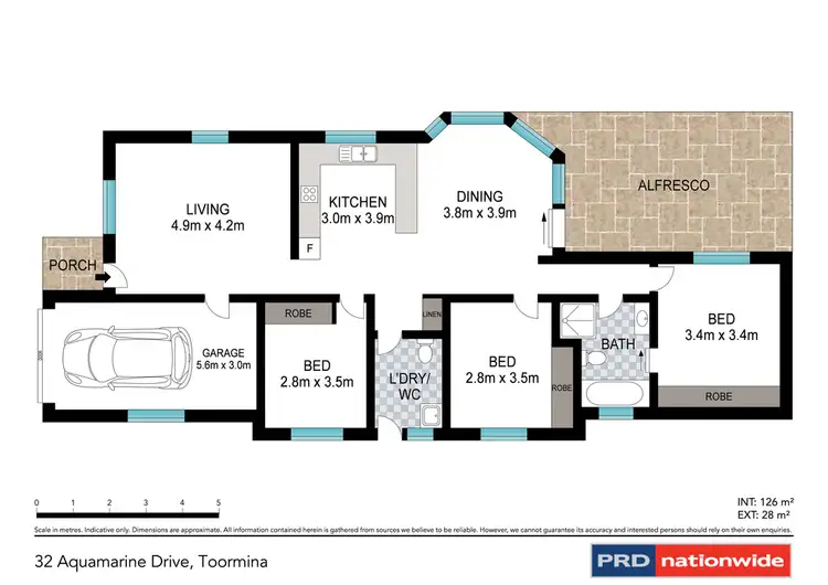 Floorplan of Homely house listing, 32 Aquamarine Drive, Toormina NSW 2452