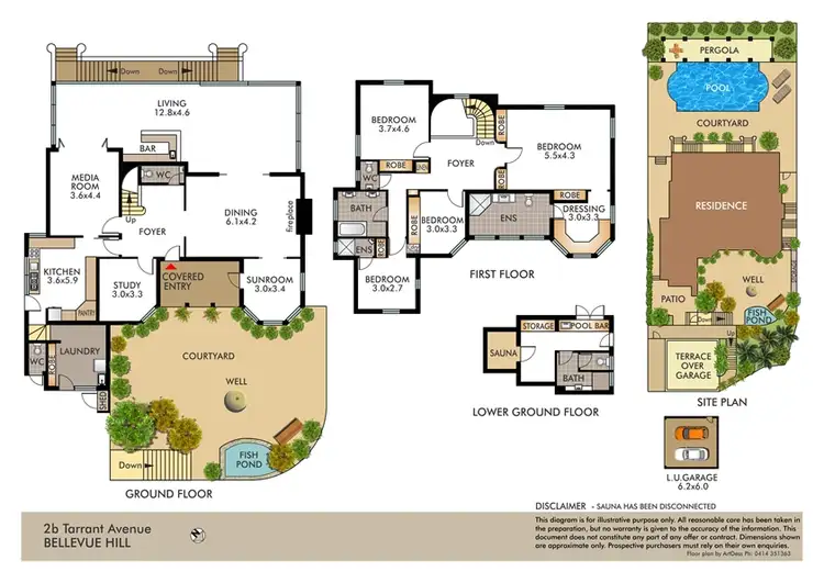 Floorplan of Homely house listing, 2b Tarrant Ave, Bellevue Hill NSW 2023
