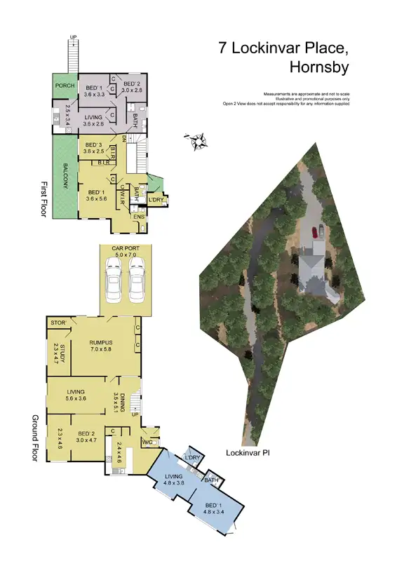 Floorplan of Homely house listing, 7 Lockinvar Place, Hornsby NSW 2077