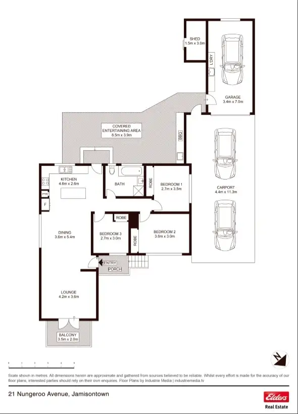 Floorplan of Homely house listing, 21 Nungeroo Avenue, Jamisontown NSW 2750