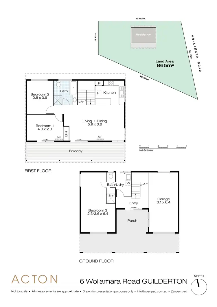 Floorplan of Homely house listing, 6 Wollamarra Road, Guilderton WA 6041