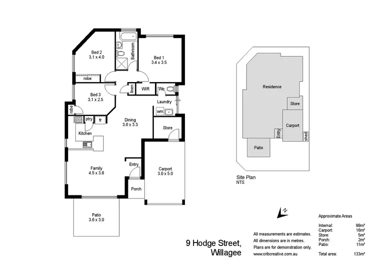 Floorplan of Homely house listing, 9 Hodge Street, Willagee WA 6156