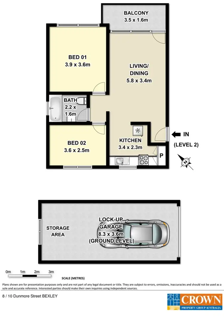 Floorplan of Homely apartment listing, 8/10 Dunmore Street, Bexley NSW 2207