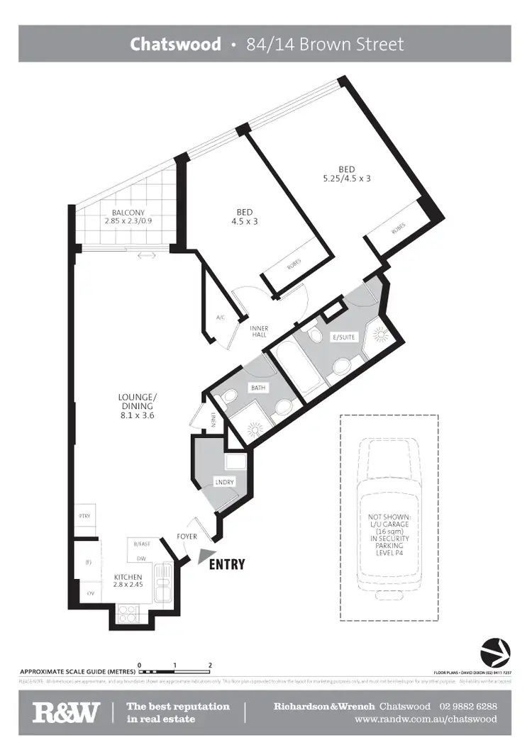Floorplan of Homely apartment listing, 84/14 Brown Street, Chatswood NSW 2067