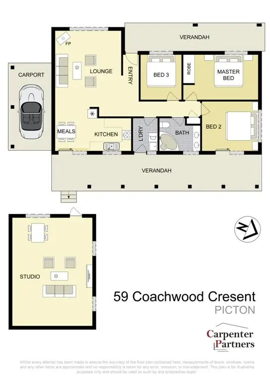 Floorplan of Homely house listing, 59 Coachwood Crescent, Picton NSW 2571