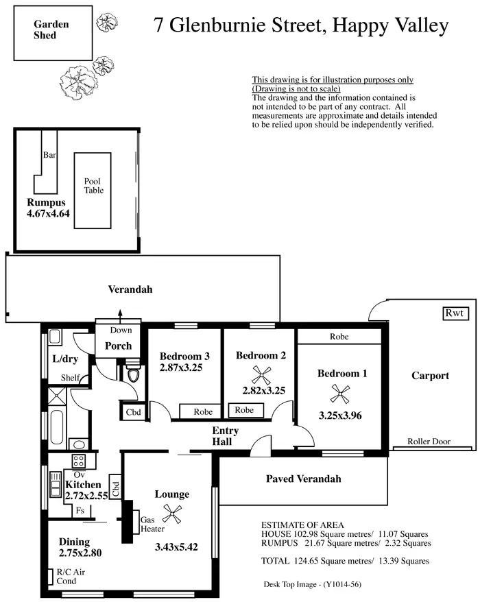 Floorplan of Homely house listing, 7 Glenburnie Street, Happy Valley SA 5159