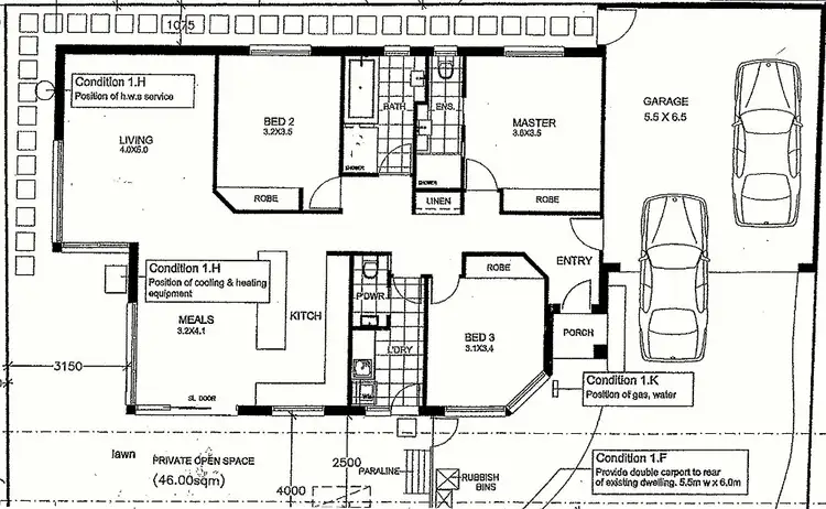 Floorplan of Homely unit listing, 2/16 McNamara Road, Laverton VIC 3028
