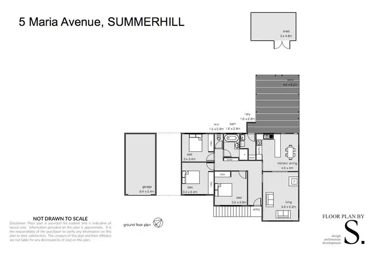 Floorplan of Homely house listing, 5 Maria Avenue, Summerhill TAS 7250