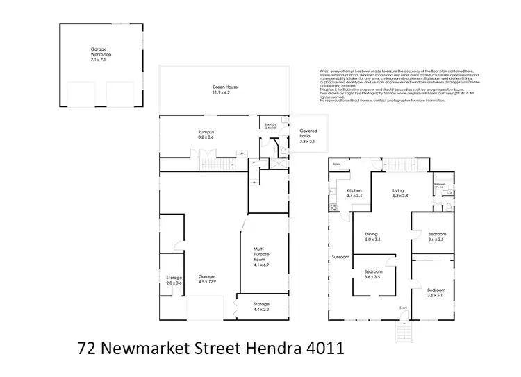 Floorplan of Homely house listing, 72 Newmarket Street, Hendra QLD 4011