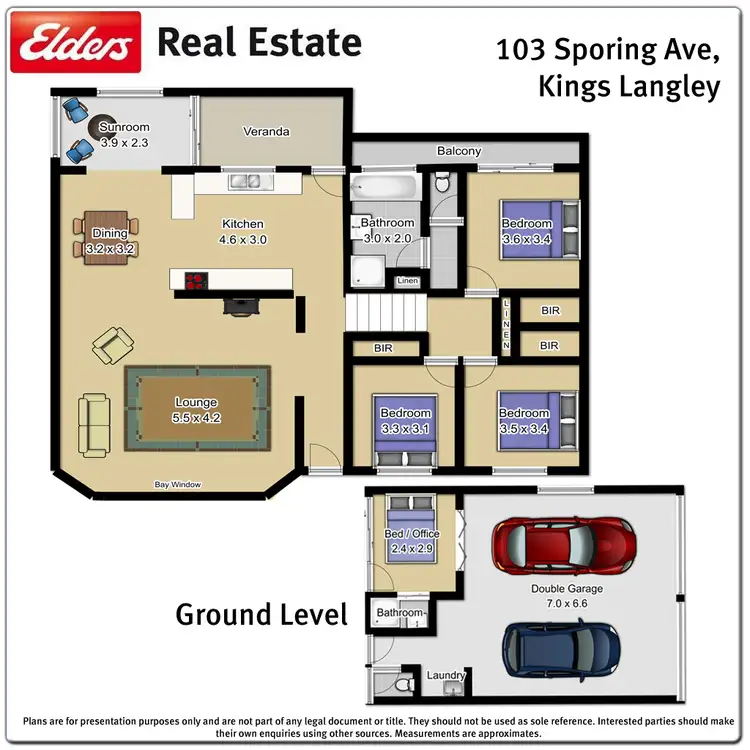 Floorplan of Homely house listing, 103 Sporing Avenue, Kings Langley NSW 2147