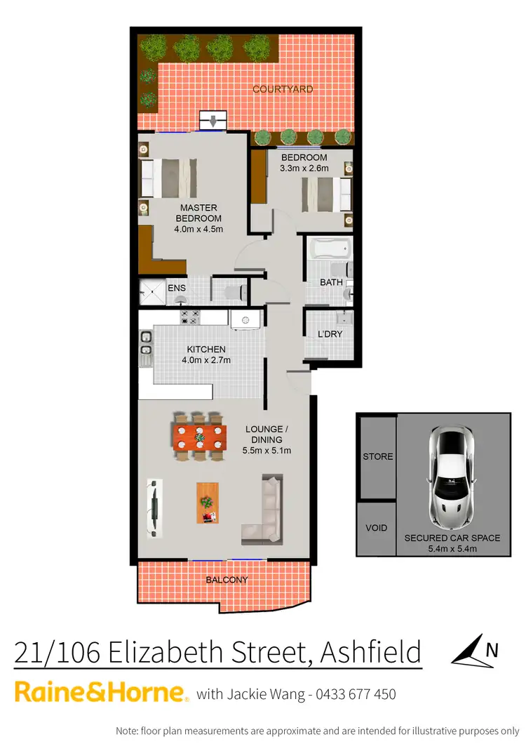 Floorplan of Homely unit listing, 21/106 Elizabeth Street, Ashfield NSW 2131