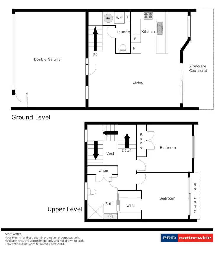 Floorplan of Homely townhouse listing, 7/6 John Robb Way, Cudgen NSW 2487