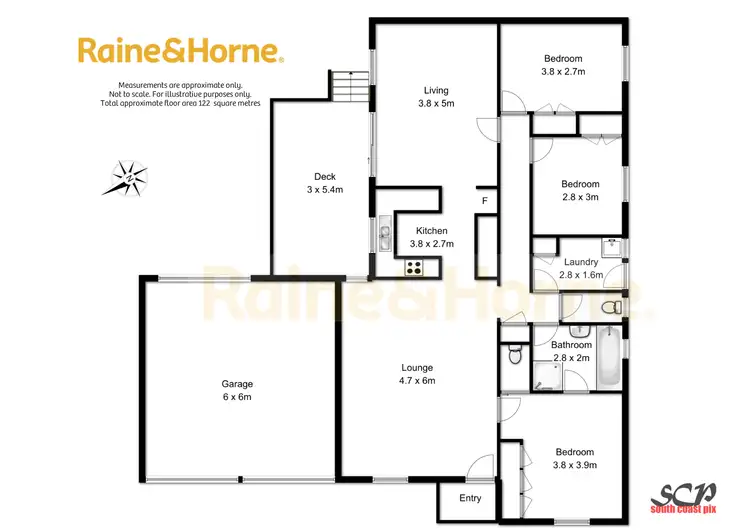 Floorplan of Homely house listing, 4 Caley Place, Sunshine Bay NSW 2536