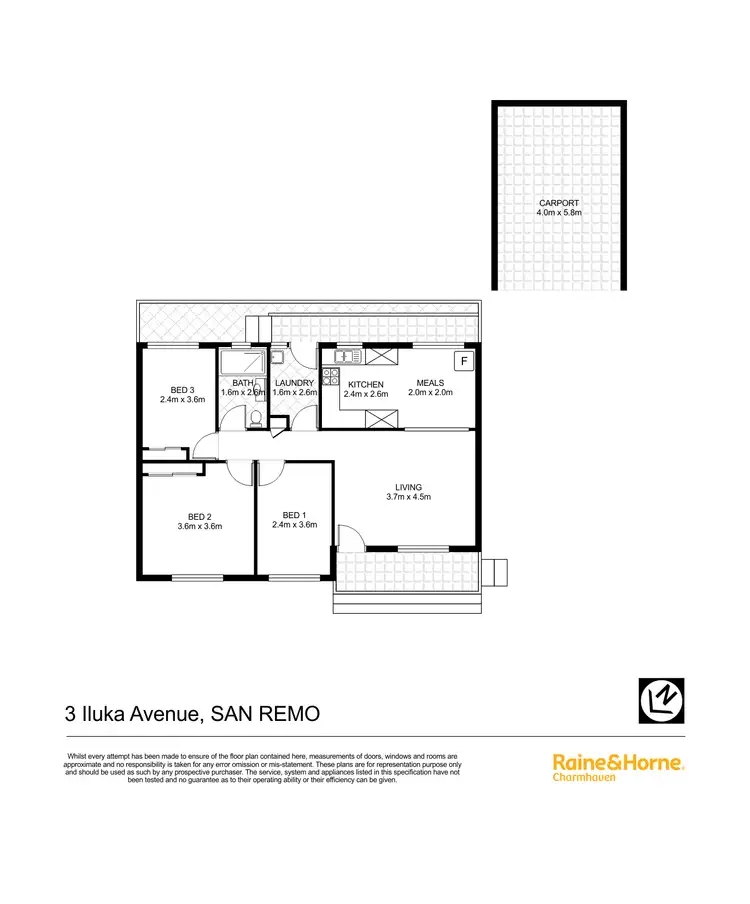 Floorplan of Homely house listing, 3 Iluka Avenue, San Remo NSW 2262