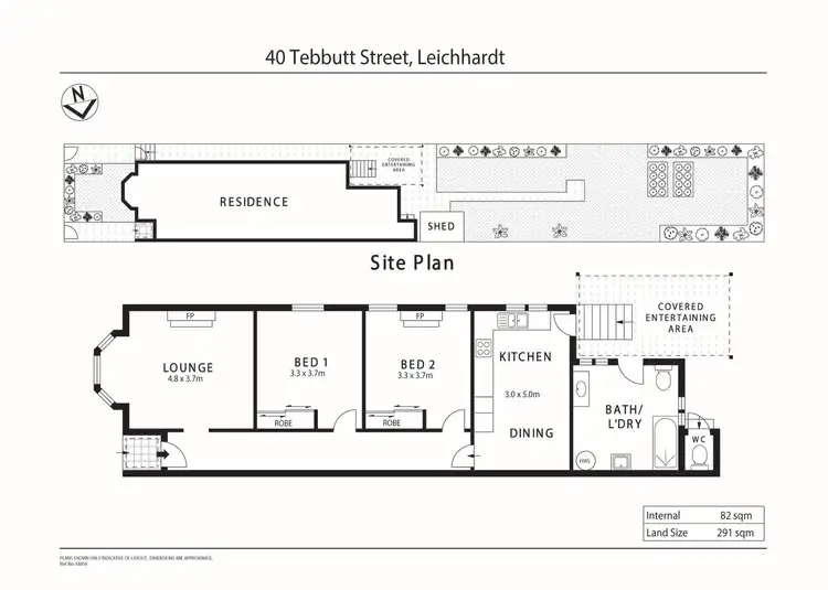 Floorplan of Homely house listing, 40 Tebbutt Street, Leichhardt NSW 2040