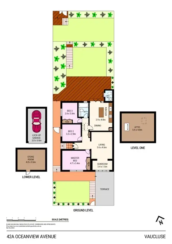 Floorplan of Homely house listing, 42A Oceanview Avenue, Vaucluse NSW 2030