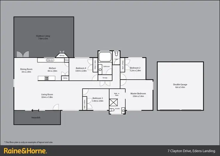 Floorplan of Homely house listing, 7 Clayton drive, Edens Landing QLD 4207