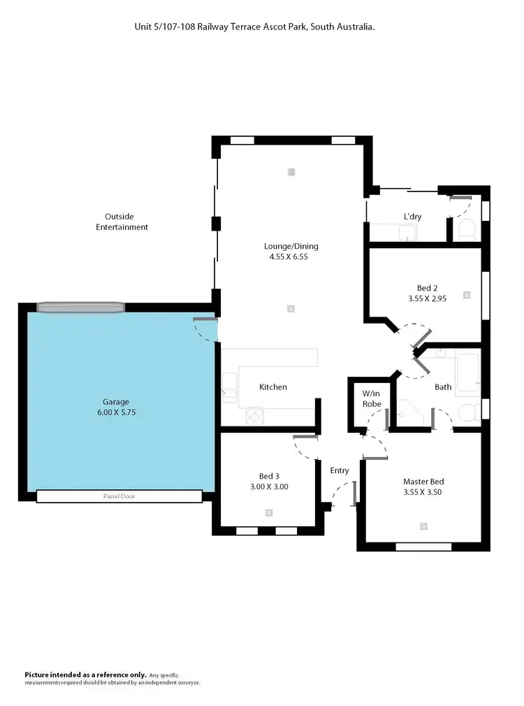 Floorplan of Homely house listing, 5-107 Railway Terrace, Ascot Park SA 5043