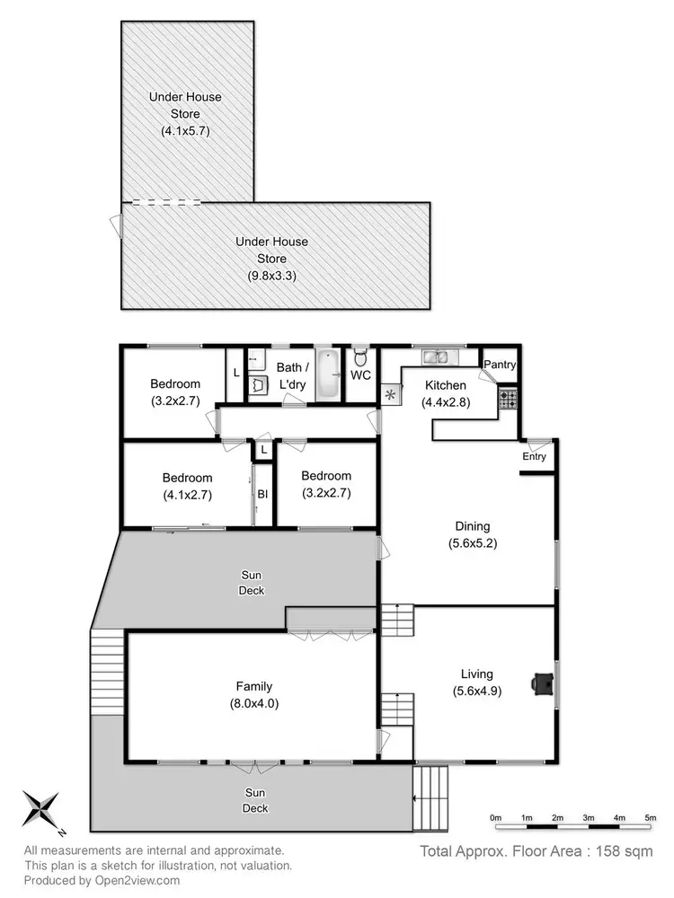 Floorplan of Homely house listing, 597 Nelson Road, Mount Nelson TAS 7007
