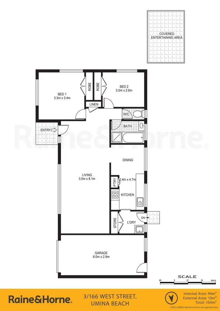 Floorplan of Homely villa listing, 3/166 West Street, Umina Beach NSW 2257
