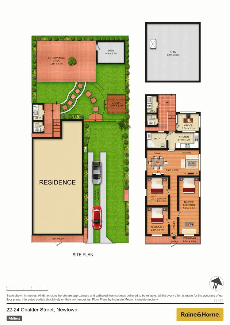 Floorplan of Homely house listing, 22-24 Chalder Street, Newtown NSW 2042