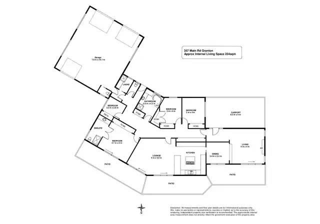 Floorplan of Homely house listing, 357 Main Road, Granton TAS 7030