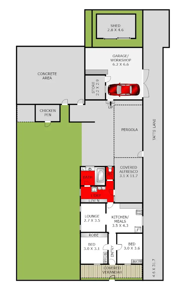 Floorplan of Homely house listing, 21 Mundy Street, Geelong VIC 3220