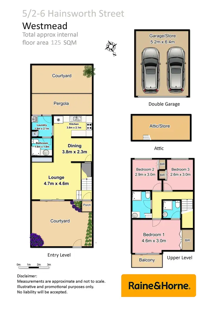 Floorplan of Homely townhouse listing, 5/2-6 Hainsworth St, Westmead NSW 2145