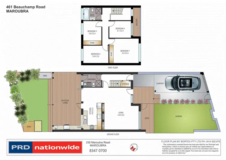 Floorplan of Homely house listing, 461 Beauchamp Road, Maroubra NSW 2035