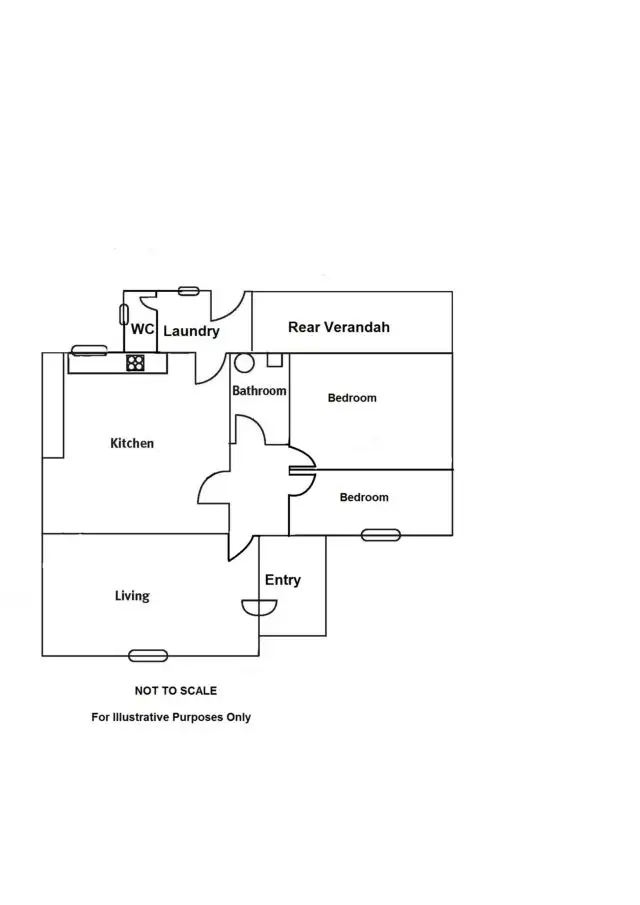 Floorplan of Homely house listing, 12 Gallagher Street, Whyalla Norrie SA 5608