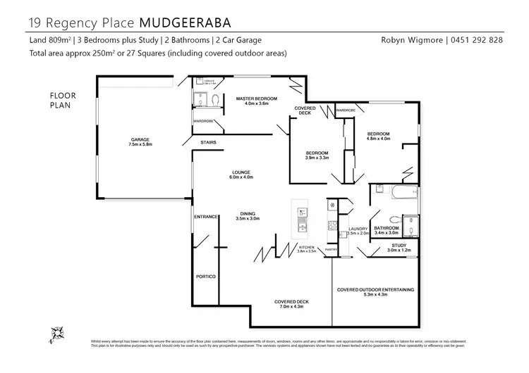 Floorplan of Homely house listing, 19 Regency Place, Mudgeeraba QLD 4213