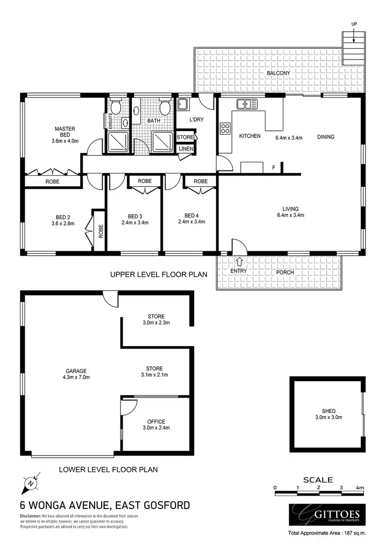 Floorplan of Homely house listing, 6 Wonga Avenue, East Gosford NSW 2250