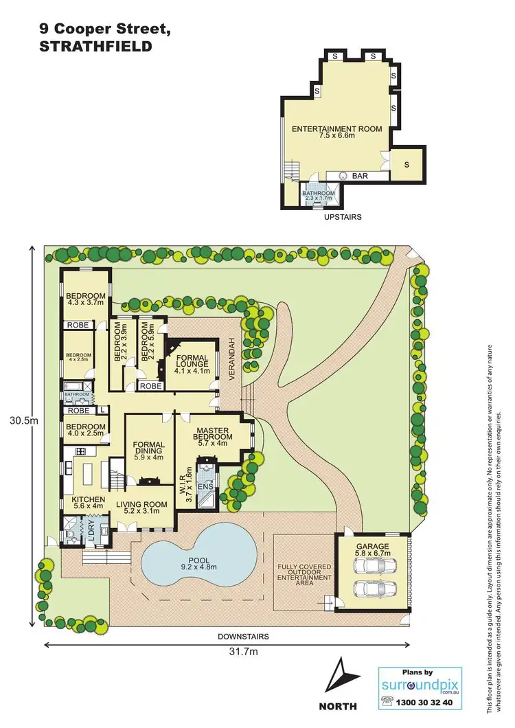 Floorplan of Homely house listing, 9 COOPER STREET, Strathfield NSW 2135