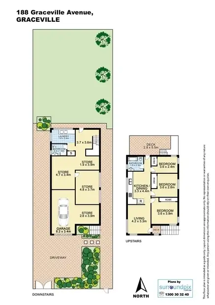 Floorplan of Homely house listing, 188 Graceville Avenue, Graceville QLD 4075