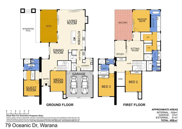 Floorplan of Homely house listing, 79 Oceanic Drive, Warana QLD 4575