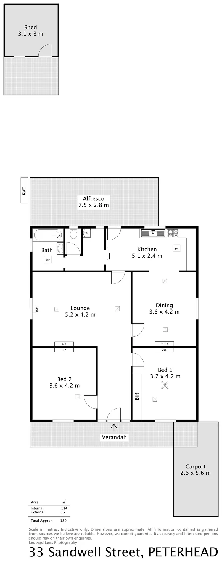 Floorplan of Homely house listing, 33 Sandwell Street, Peterhead SA 5016