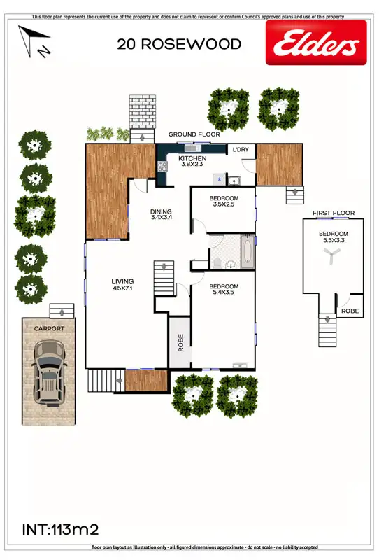 Floorplan of Homely house listing, 20 Rosewood Avenue, Bangalow NSW 2479