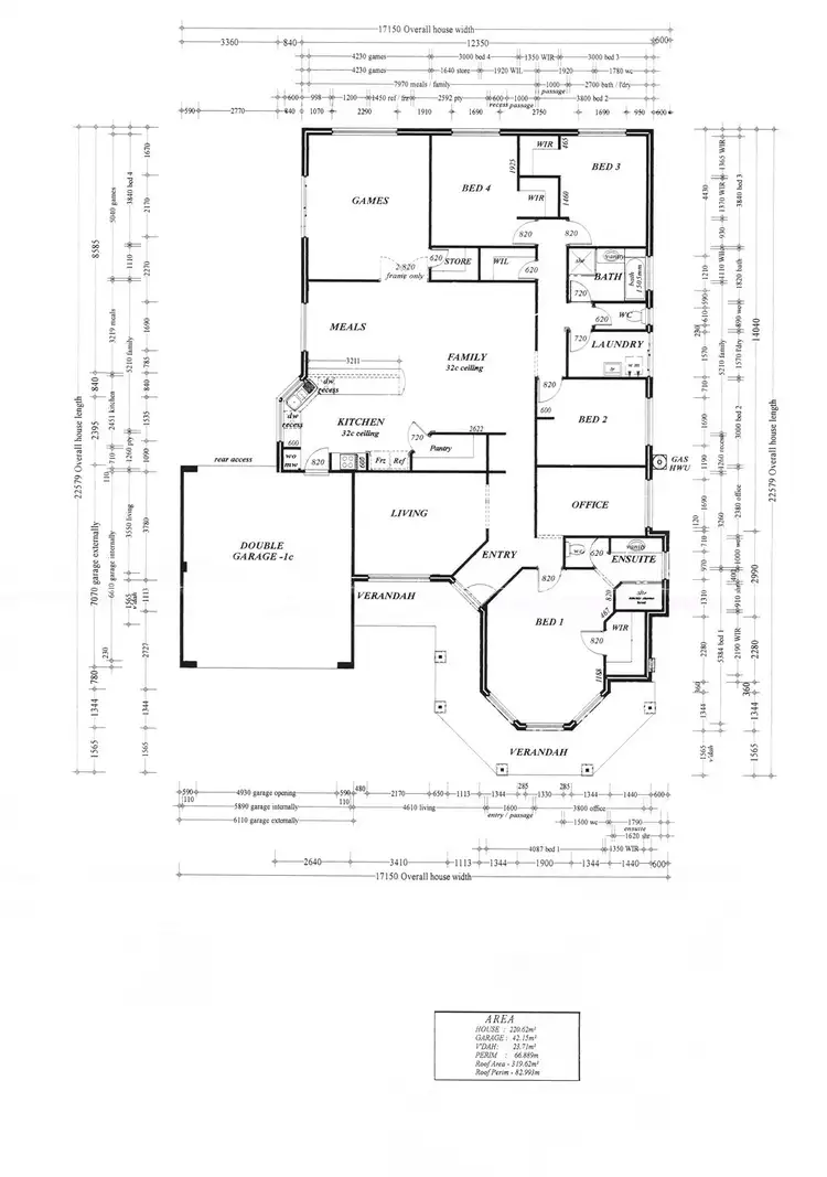 Floorplan of Homely house listing, 13 St Raphael Crescent, Port Kennedy WA 6172