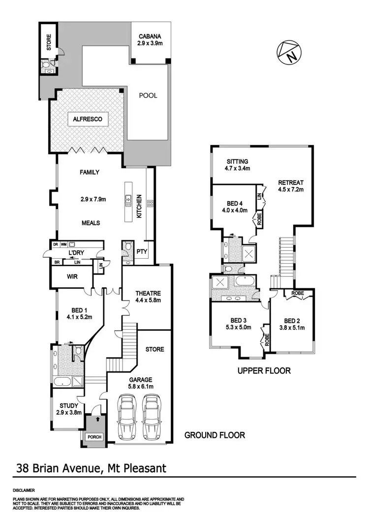 Floorplan of Homely house listing, 38 Brian Ave, Mount Pleasant WA 6153