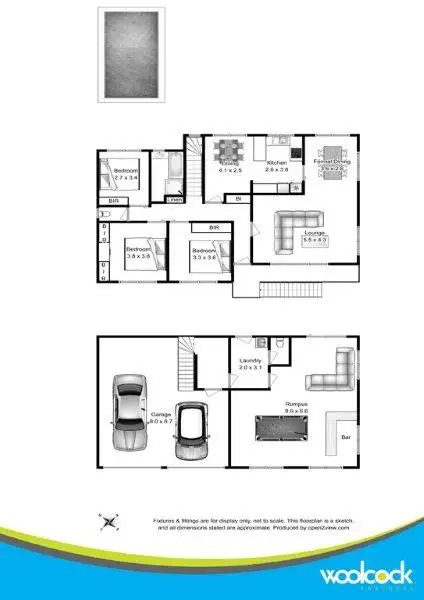 Floorplan of Homely house listing, 93 Waroona Street, Youngtown TAS 7249