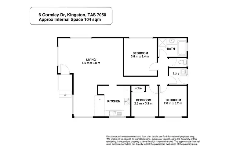 Floorplan of Homely house listing, 6 Gormley Drive, Kingston TAS 7050