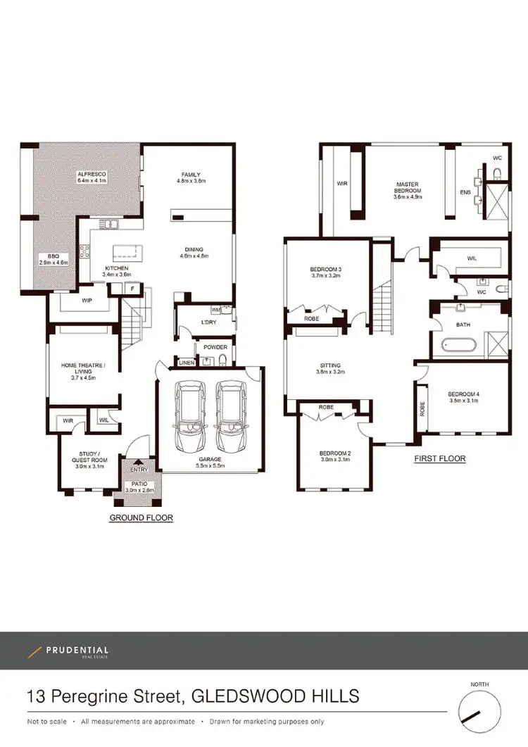 Floorplan of Homely house listing, 13 Peregrine Street, Gledswood Hills NSW 2557