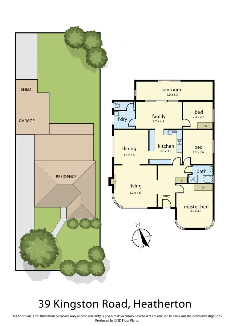 Floorplan of Homely house listing, 39 Kingston Road, Heatherton VIC 3202