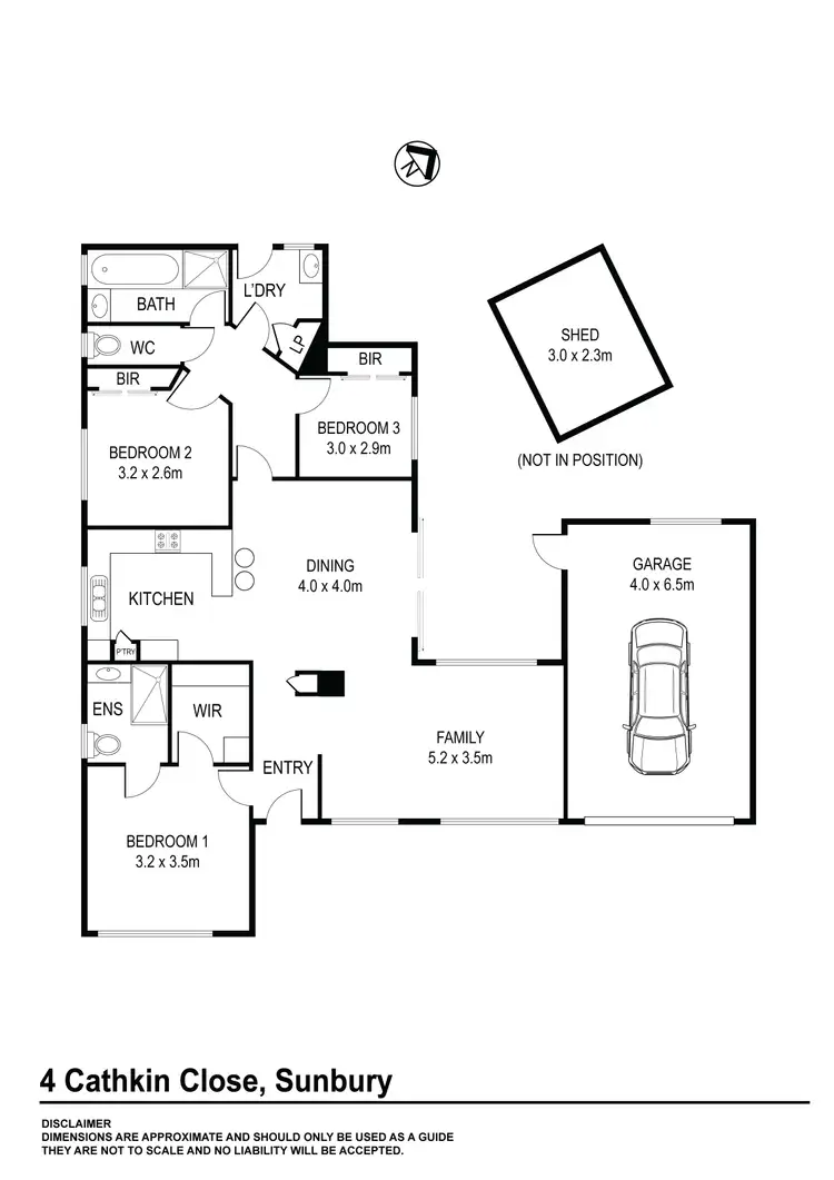 Floorplan of Homely house listing, 4 Cathkin Close, Sunbury VIC 3429