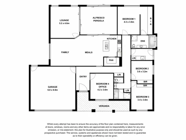 Floorplan of Homely house listing, 14 Greenridge Drive, Mount Gambier SA 5290