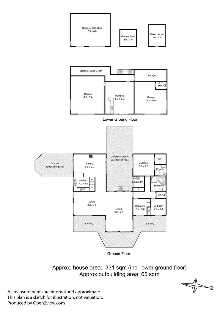 Floorplan of Homely house listing, 259 Tinderbox Road, Tinderbox TAS 7054