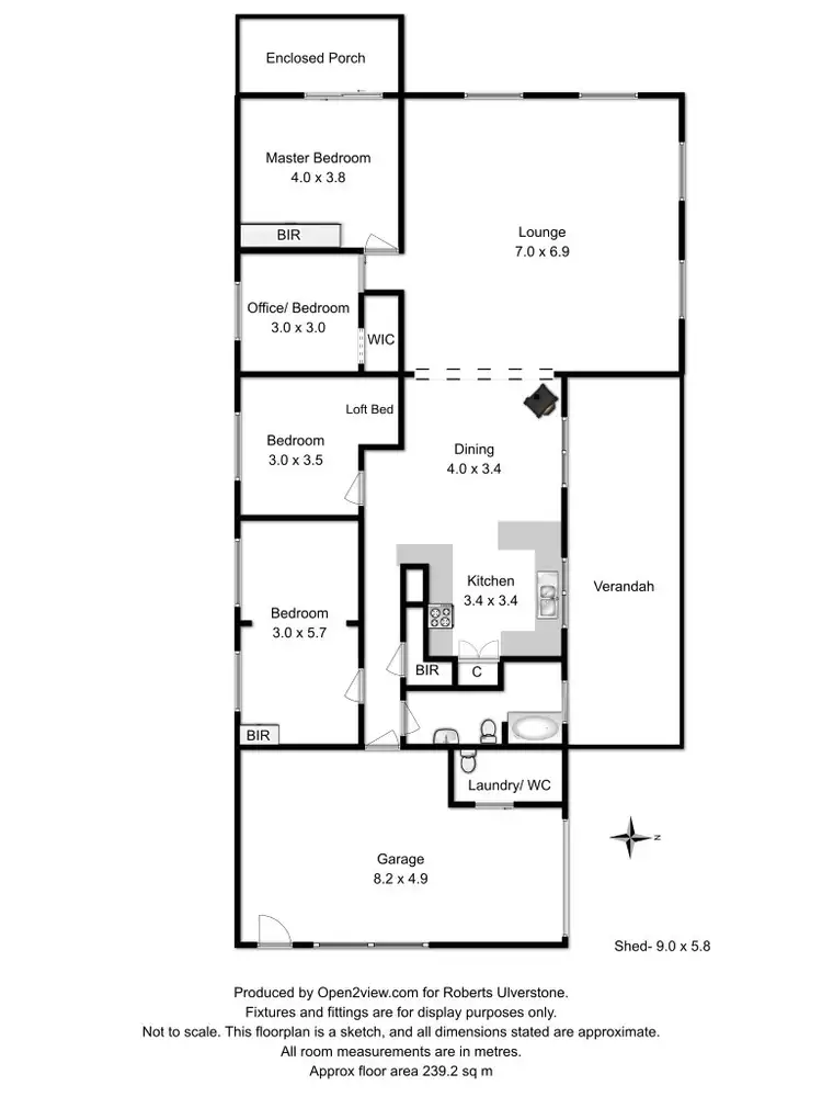 Floorplan of Homely rural property listing, 519 Swamp Road, Sprent TAS 7315