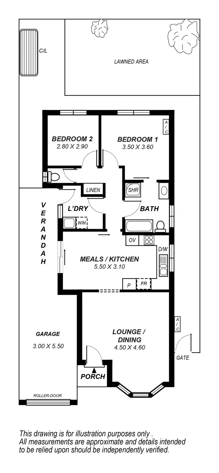 Floorplan of Homely house listing, 28C Sixth Avenue, Glenelg East SA 5045