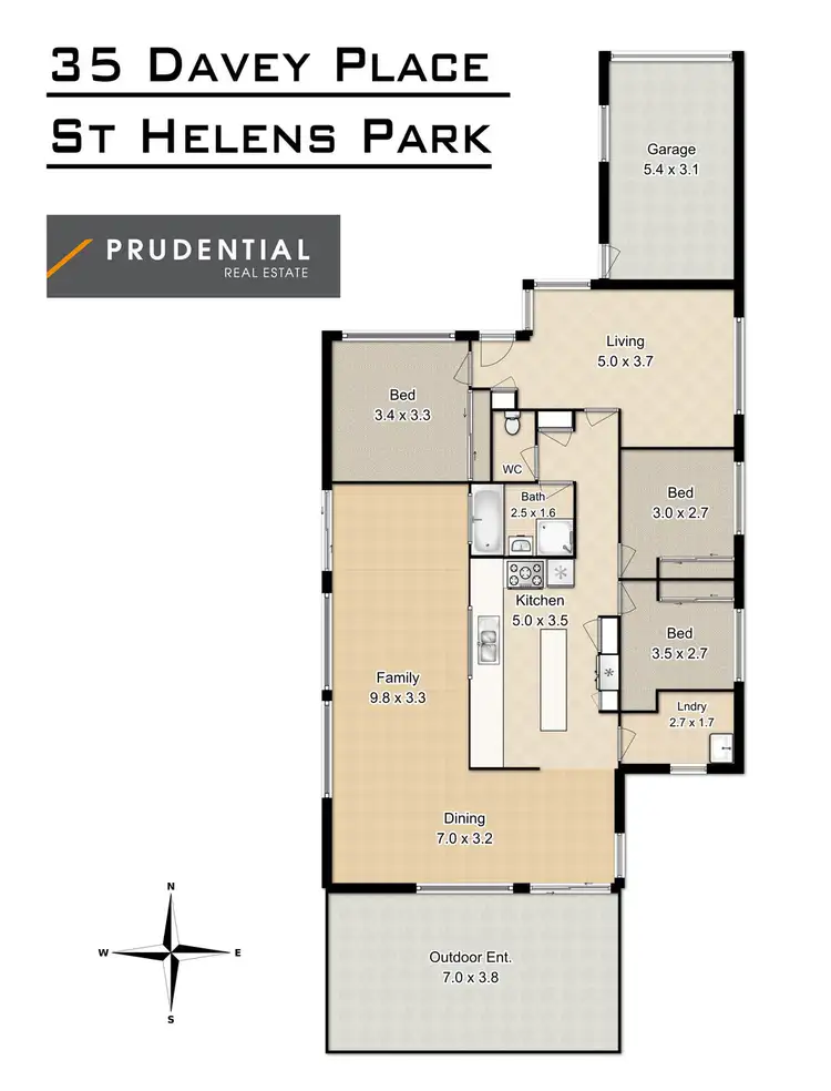 Floorplan of Homely house listing, 35 Davy Place, St Helens Park NSW 2560