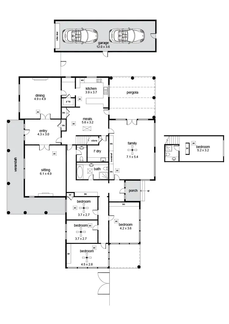 Floorplan of Homely house listing, 18 Northcote Terrace, Gilberton SA 5081